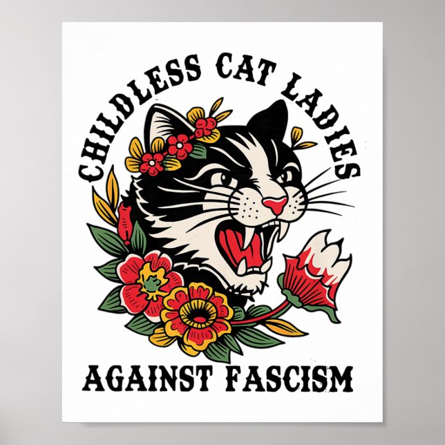 Poster Feministe féministe contre le fascisme (Devant)