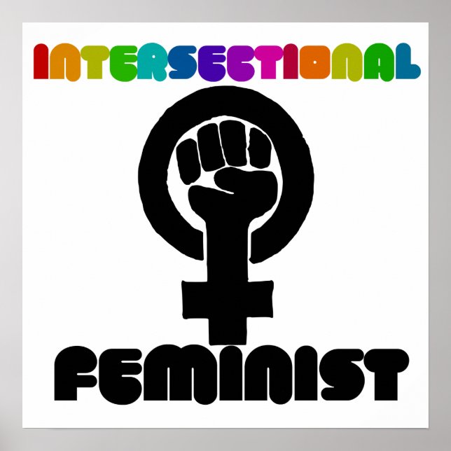 Poster féministe intersectionnelle (Devant)