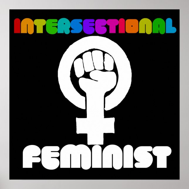 Poster féministe intersectionnelle (Devant)