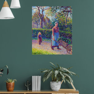 Poster Femme à la brouette Camille Pissarro 1892