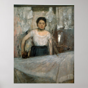 Poster Femme à repasser par Edgar Degas