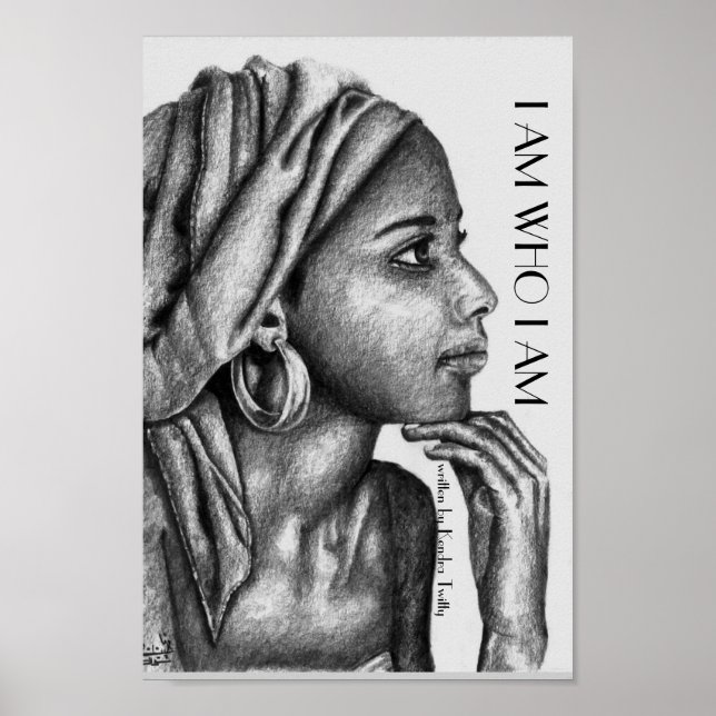 Poster femme africaine (Devant)