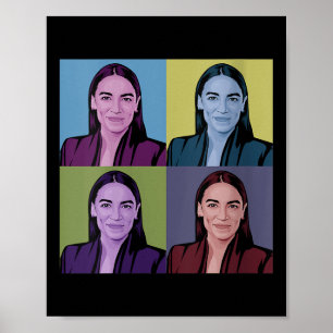 Poster Femme Aoc Alexandria Ocasio-cortez First Femme P