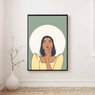 Poster Femme aura