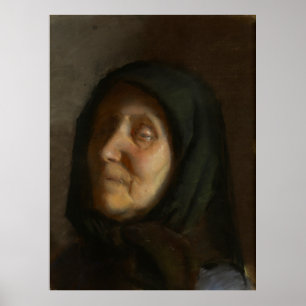Poster Femme aveugle par Anna Ancher 1885