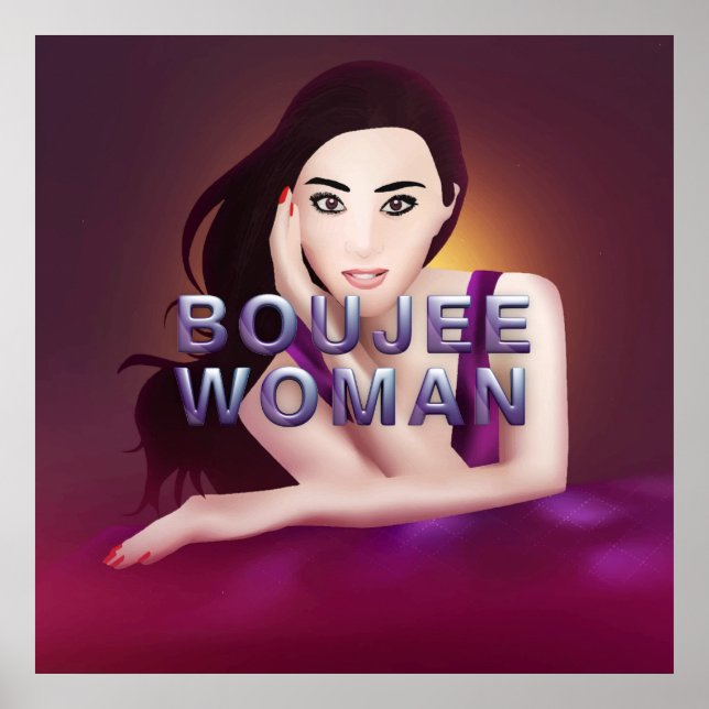 Poster Femme Boujee TEE (Devant)