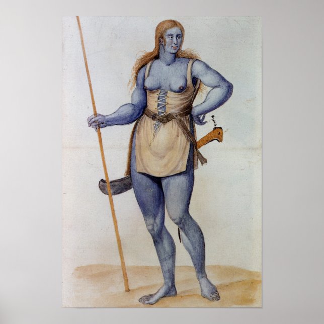 Poster Femme britannique (Devant)