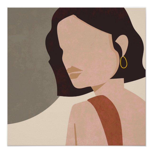 Poster Femme cool (Devant)