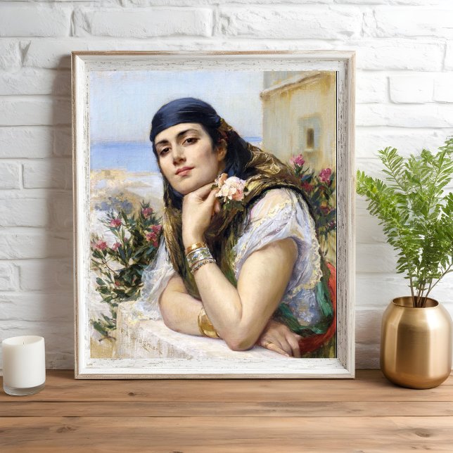 Poster Femme d'Alger, Arthur Bridgman (Créateur téléchargé)