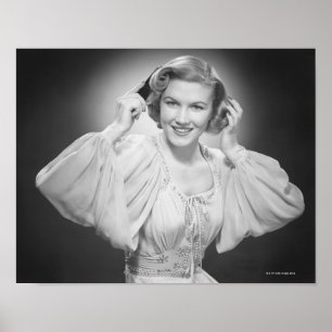 Poster Femme dans la robe 2
