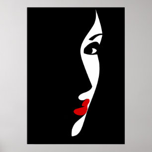 Poster Femme de mode inspirée de l'art pop 5