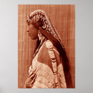 Poster Femme de Natif américain