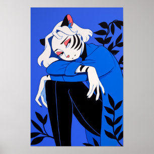 Poster Femme de tigre