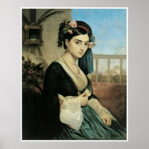 Poster Femme d'Orient, 1840 Charles Gleyre
