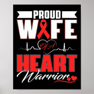 Poster Femme D'Un Guerrier Du Coeur Sensibilisation Aux M