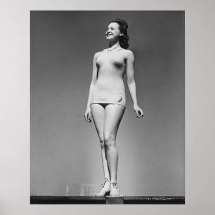 Poster Femme en maillot de bain