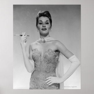 Poster Femme en robe