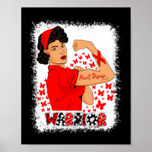 Poster Femme forte Défaillance cardiaque congestive Guerr