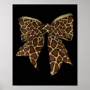 Poster Femme Giraffe Animal Motif mignonne Halloween Cost
