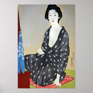 Poster Femme Goyo en vêtements d'été