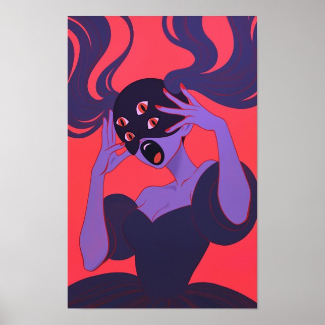 Poster Femme Imaginaire (Devant)