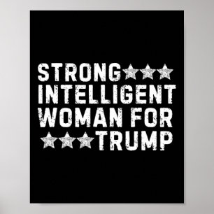 Poster Femme intelligente et forte pour la méga femme de