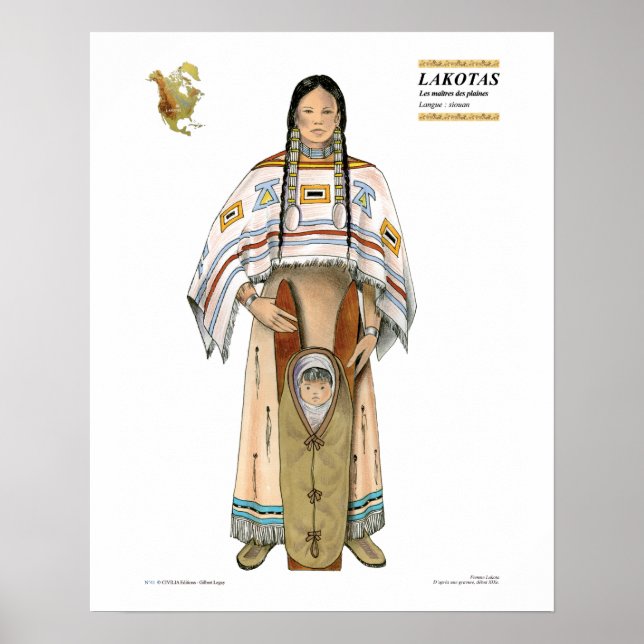 Poster Femme Lakota (Devant)
