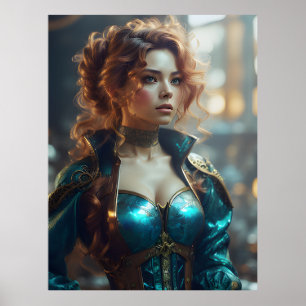 Poster Femme magnifique
