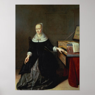 Poster Femme par un Virginal