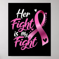 Femme Son combat est mon combat cancer du sein de 