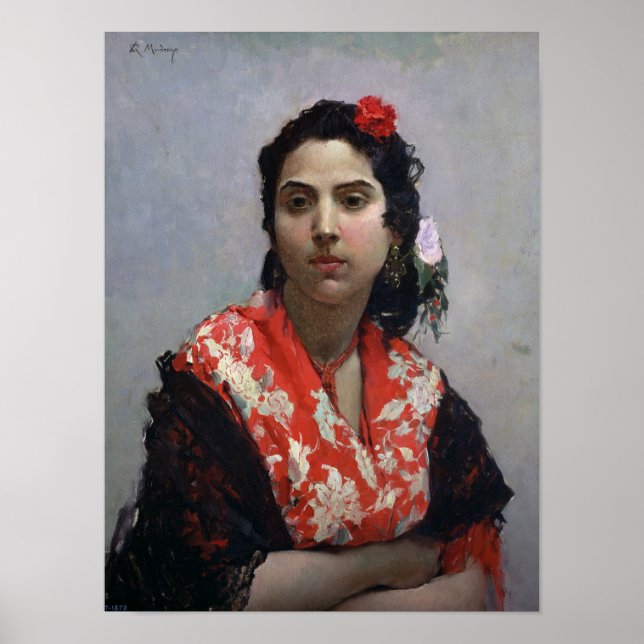 Poster Femme tzigane (Devant)