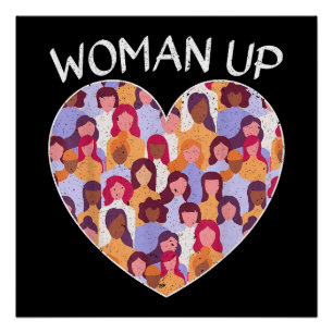 Poster Femme Up Feminisme Féministe Femmes Autonomisation