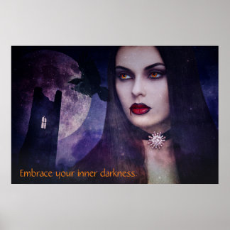 Poster Femme Vampire