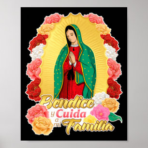 Poster Femme Vierge De Guadalupe Sainte Vierge Marie