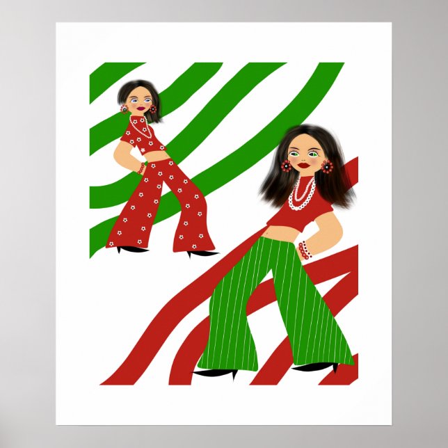 Poster Femmes à la mode (Devant)