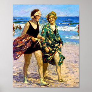 Poster Femmes à Sea Edward Henry Potthast
