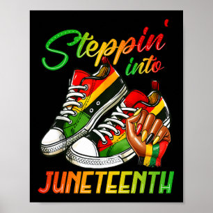 Poster Femmes Afro Black Girls Baskets Entrée En Juin