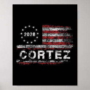 Poster Femmes Aoc Alexandria Ocasio Cortez 2028 Pour Pres