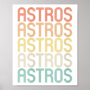 Poster Femmes Astros