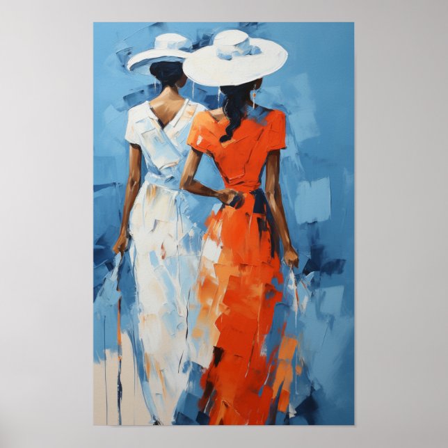 Poster 🎨 Femmes autonomisées - Dimanche Meilleur 🌈 (Devant)