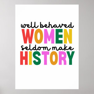 Poster Femmes bien élevées