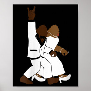 Poster FEMMES Bigfoot Rock N Rouleau Nouveau-marié cadeau