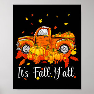 Poster Femmes C'est l'automne à vous tous Camion de citro