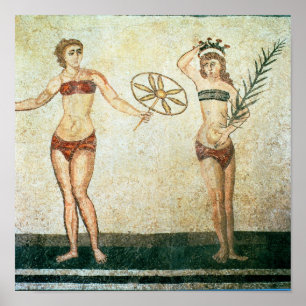 Poster Femmes dans des 'bikinis