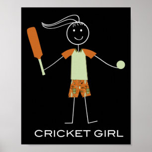 Poster Femmes drôles de cricket 