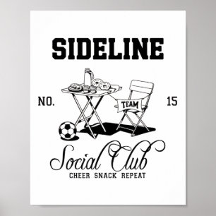 Poster Femmes en marge du Club Social Football Maman Jour