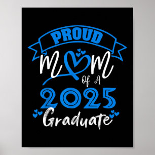 Poster Femmes Fier Maman D'Un 2025 Diplômé Cl De 2025 Sen