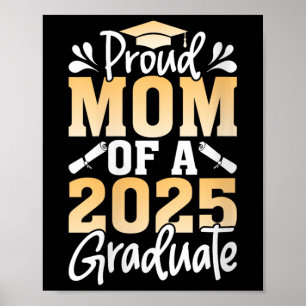 Poster Femmes Fier Maman D'Une Mère Supérieure Diplômée D