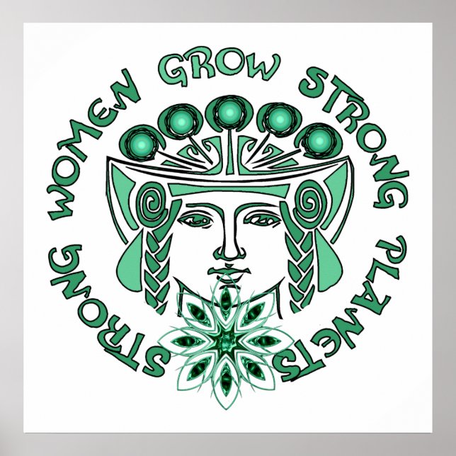 Poster Femmes fortes Forte Planète forte (Devant)