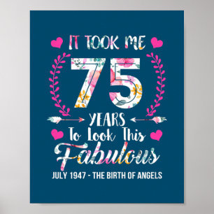 Poster Femmes Il m'a fallu 75 ans pour regarder ce bon 75